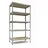 TKT Aktenregal Metall 180x92x46 cm silber