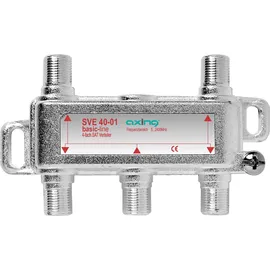 Axing SAT-Verteiler 4-fach 5 - 2400 MHz