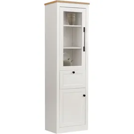 OTTO home Vitrine Ismund 140 x 39 x 180,5 cm Weiß