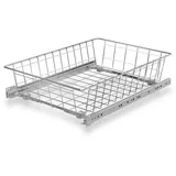 Abiks Möbel Schrankauszug, Grau, Metall, 43.5x16.5x47.5 cm, Schlafzimmer, Kleiderschränke, Schrankzubehör