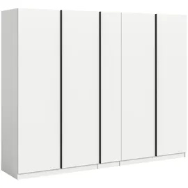 xonox.home Kleiderschrank Oakland 230 x 183 x 53 cm Weiß