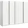 xonox.home Kleiderschrank Oakland 230 x 183 x 53 cm Weiß