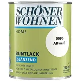 SCHÖNER WOHNEN-Farbe Home Buntlack  (Altweiß, Glänzend, 750 ml, Wasserbasiert)