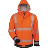 Elysee Warnschutz-Softshelljacke Lukas Gr.XXL orange/schwarz ELYSEE