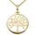 FIRETTI Kettenanhänger Baum Gold 333