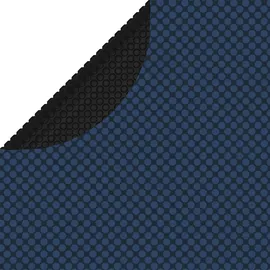 vidaXL Treibende Solarplane Schwarz/Blau 488 cm