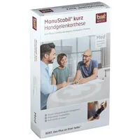 Bort ManuStabil kurz Handgelenkbandage 1 St Schwarz S