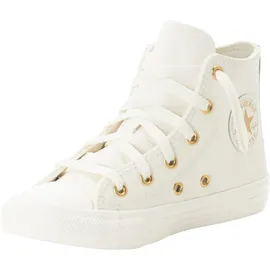 Converse Chuck Taylor All Star Gold Luxe Mädchen Weiß/Metallic Light Gold 30