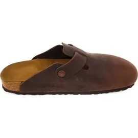 Birkenstock Boston Nubukleder geölt schmal habana 44