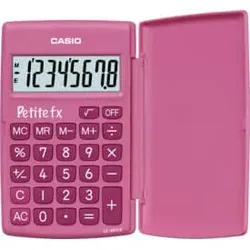 Taschenrechner 8-stellig pink CASIO LC-401LV-PK 75x10,7x120 mm  BxHxT