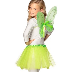 Boland Kostüm Grüne Waldfee Accessoire-Set für Kinder, Knallgrünes Set für märchenhafte Verkleidungen grün