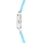 s.Oliver The Cat 0 mm Silikongehäuse Blau Silikonarmband Blau