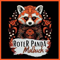 Epubli Black Midnight- Animals) / Schwarzes Malbuch „Roter Panda“.: