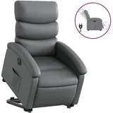 vidaXL Relaxsessel 92 x 99,5 x 92 cm Grau elektrisch