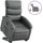 vidaXL Relaxsessel 92 x 99,5 x 92 cm Grau elektrisch