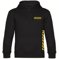 multifanshop Hoodie Druck Gelb Schwarz L
