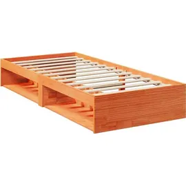 vidaXL Tagesbett 100 x 200 cm Wachsbraun