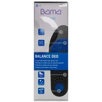 Bama Einlegesohle Balance Deo Gr.39 schwarz/blau antibakteriell BAMA