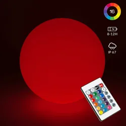 Oviala Business Leuchtende Led-Kugel 40 cm
