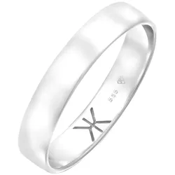 KUZZOI Trauring Herrenring Verlobungsring Bandring 585 Weißgold Ringe   