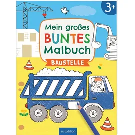 arsEdition Mein großes buntes Malbuch - Baustelle