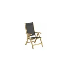 Alexander Rose ROBLE  HOCHLEHNER mit Outdoorgewebe charcoal