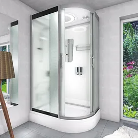 AcquaVapore Dusche Duschkabine D60-70M2R 80x120 cm ohne 2K Scheiben Versiegelung