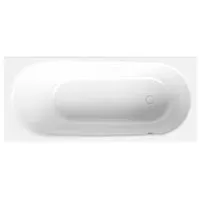 Bette BetteComodo Badewanne 1623-004PLUS 170x80x45cm, Überlauf vorne, Fußende rechts,