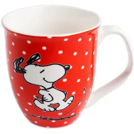 SNOOPY Kaffeetasse 0,28 l Rot