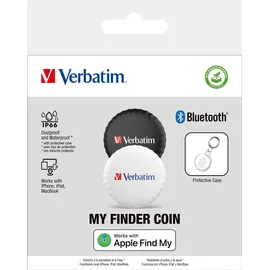 Verbatim My Finder Coin 2er Set schwarz, weiß