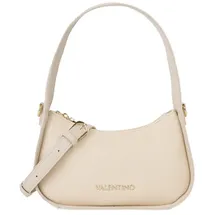 Valentino Atena Schultertasche Polyurethan Beige/Weiß