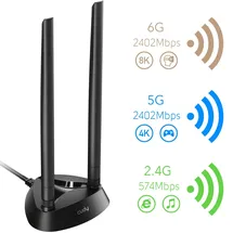Cudy WE4000 AX5400 Wi-Fi 6E PCI Express Adapter