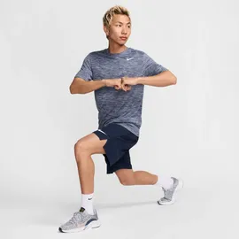 Nike Dri-FIT T-Shirt Herren midnight navy/pure/white L