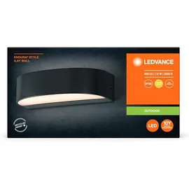 LEDVANCE Außenleuchte Kunststoff 8,2 cm inkl. Bewegungsmelder dunkelgrau