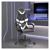 VidaXL Gaming-Stuhl Schwarz und Weiß