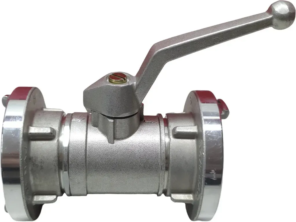 Schlauchabsperrung mit Schalthebel  DN 40 / STORZ B - B