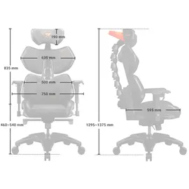 Cougar Terminator Kunstleder Schwarz