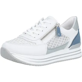 remonte Plateausneaker Weiß/Blau 37