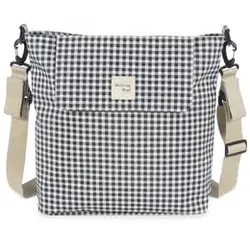 Walking Mum Wickeltasche I Love Vichy Schwarz