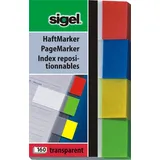 Sigel Haftmarker Transparent 50 x 20 mm,