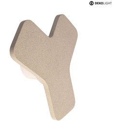 Deko-Light Wandaufbauleuchte YPSILON, 220-240V AC/50-60Hz, 4W, beige D-620134