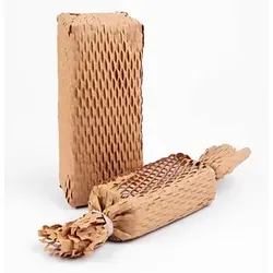 sax design Waben-Packpapier 20,0 cm x 20,0 m braun, 1 Rolle