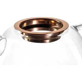 LEONARDO Tè per te, Einzelne Teekanne 1500 ml, Transparent, Glas Teefilter, 150 mm