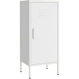 vidaXL Lagerschrank Weiß 42,5x35x101,5 cm Stahl