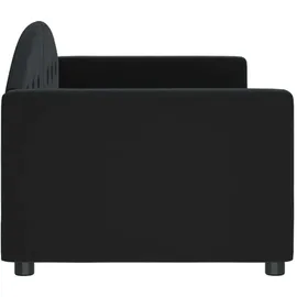vidaXL Tagesbett 80 x 200 cm Schwarz