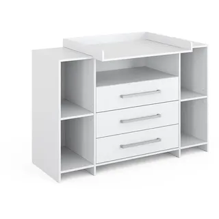 Vicco Wickelkommode Oskar, 143 x 100 cm, XL mit Schubladen