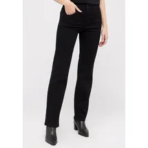 Angels Jeans Lara mit weitem Bein in Schwarz-D48 / L30