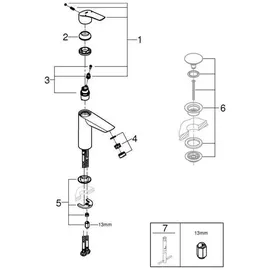 Grohe Eurosmart Einhandmischer Chrom