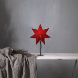 Star Trading Standstern Mixa Metall/Papier schwarz/rot