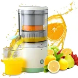 Multifunktionale Elektrische Zitruspresse, Saftausbeute Für Zitronen, Orangen Und Grapefruits, Tragbare, Kabellose Und Per Usb Aufladbare Fruchtpresse Für Küche Und Reisen